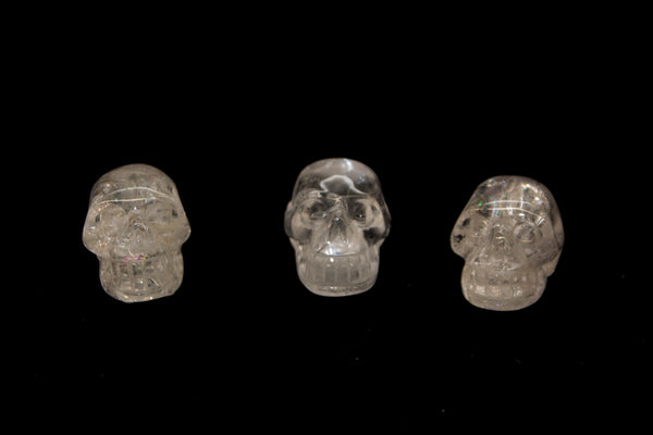 Quartz Skull Carving