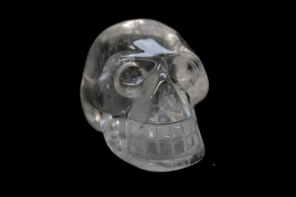 Quartz Skull Carving