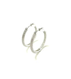 SS CZ Hoop Earrings