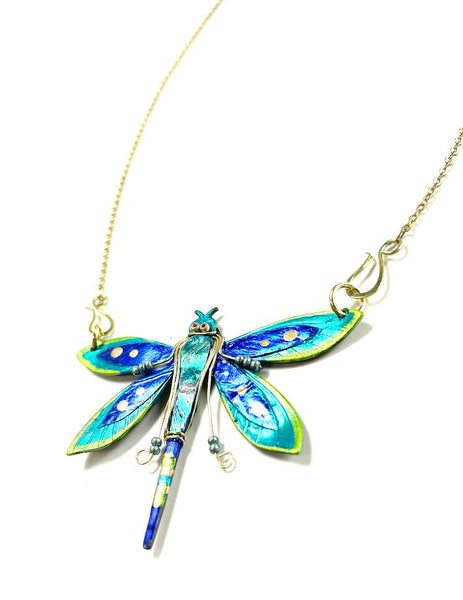 GF Metallic Dragonfly Necklace