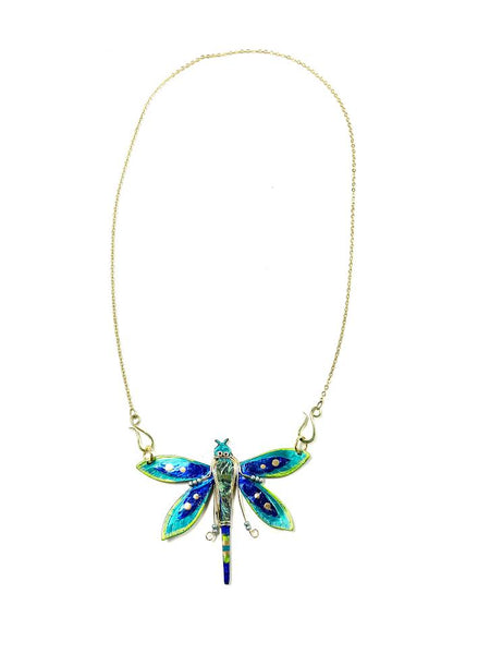 GF Metallic Dragonfly Necklace