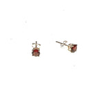 SS Garnet 4mm Studs