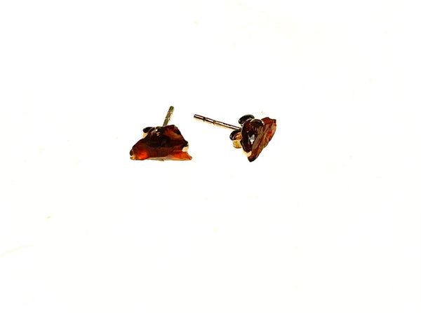 SS Rough Garnet Studs