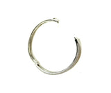 SS CZ Five Row CZ Bangle Bracelet