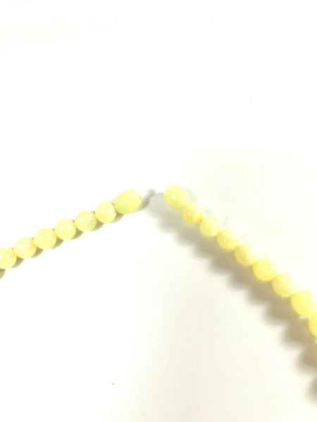 Butterscotch Amber Graduated Bead Necklace