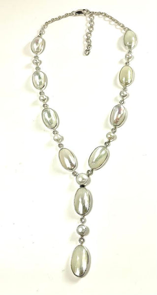 SS Mabe and Fresh Water Pearl Statement Necklace