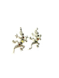 SS Amber Multicolor Lizard Pendant