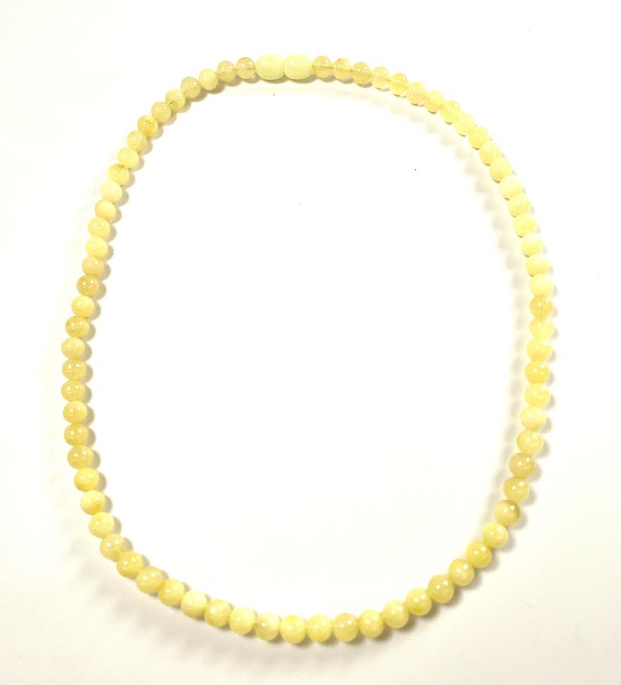 Butterscotch Amber Beaded Necklace