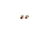SS Rhodonite Round 3mm Studs