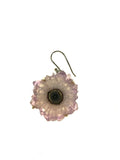 SS Amethyst Stalactite Prong Dangle Earrings