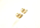 SS Fresh Water Pearl Peach Stud Earrings