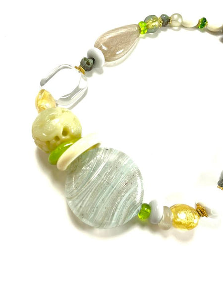 Handmade Venetian Glass Beaded Necklace