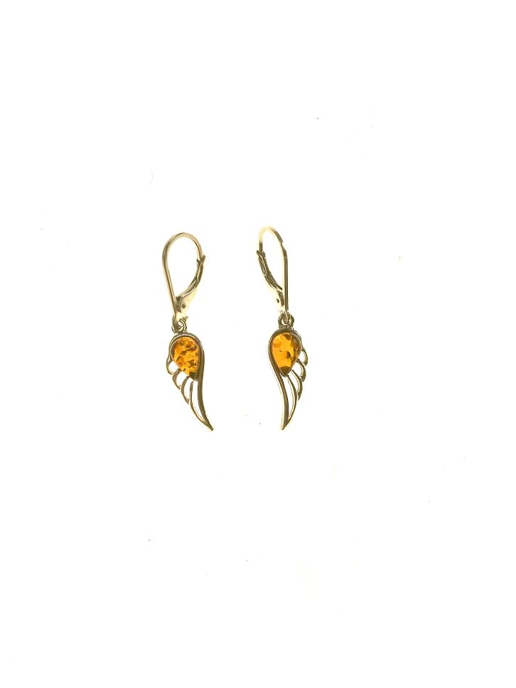 SS Amber Wings Earrings