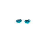 SS Turquoise Heart Stud Earrings