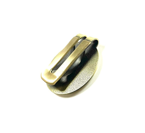 "Hippopompous" Carved Resin Money Clip