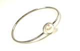 SS Pearl Bangle Bracelet