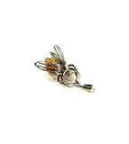 SS Amber Fly Pendant