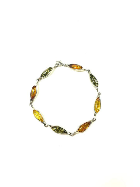 SS Amber Large Flower Necklace