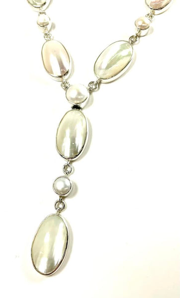 SS Mabe and Fresh Water Pearl Statement Necklace