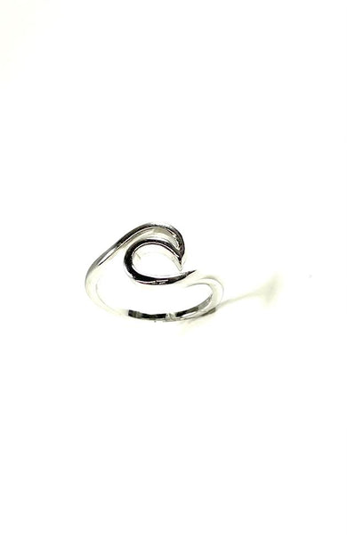 SS Wave Ring Size 7, 8