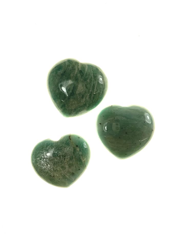 Green Apatite Heart