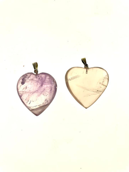 Amethyst Heart - Multiple Sizes