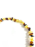 Amber Chip Bead Necklace