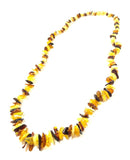 Amber Chip Bead Necklace