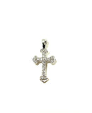 SS CZ Cross Pendant