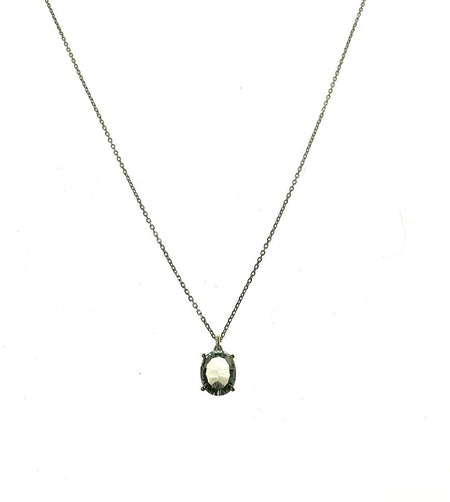 Carved Amber Barrel and Biwa Stick Pearl Necklace