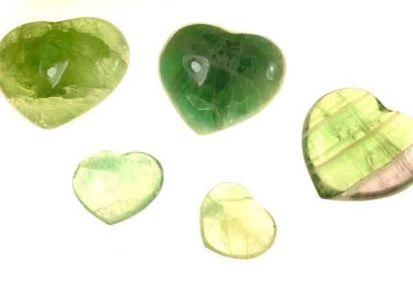 Fluorite Heart - Multiple Sizes