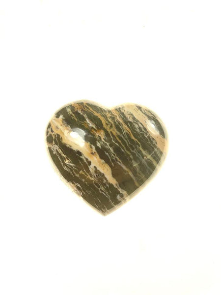 Green Apatite Heart
