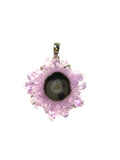 SS Amethyst Stalactite Prong Pendant