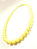 Butterscotch Amber Graduated Bead Necklace