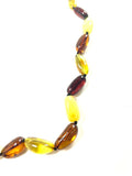 Amber Three Tone Beaded Necklace