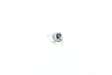 14KW Sapphire and Diamond Ring Size 7