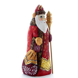Carved Santa in Red