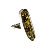 SS Amber Green Nugget Size 9