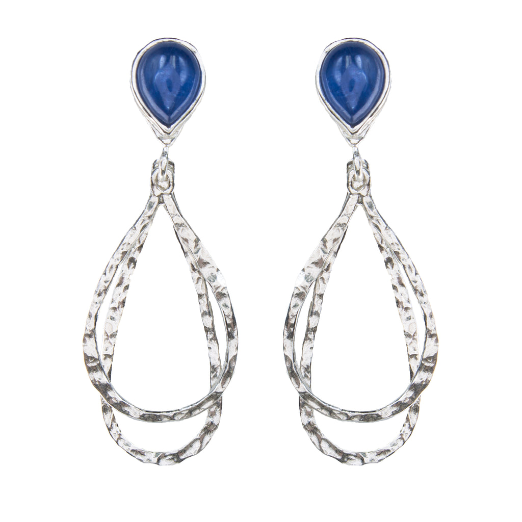 Sterling Silver Kyanite Earrings