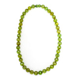 Caribbean Green Amber Beaded Necklace
