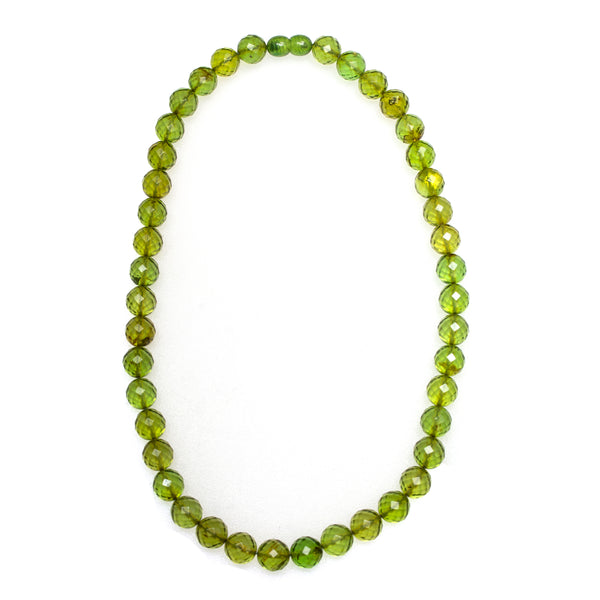 Caribbean Green Amber Beaded Necklace