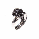 Sterling Silver Meteorite Nugget Ring Size 8