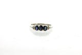 14KW Sapphire and Diamond Ring