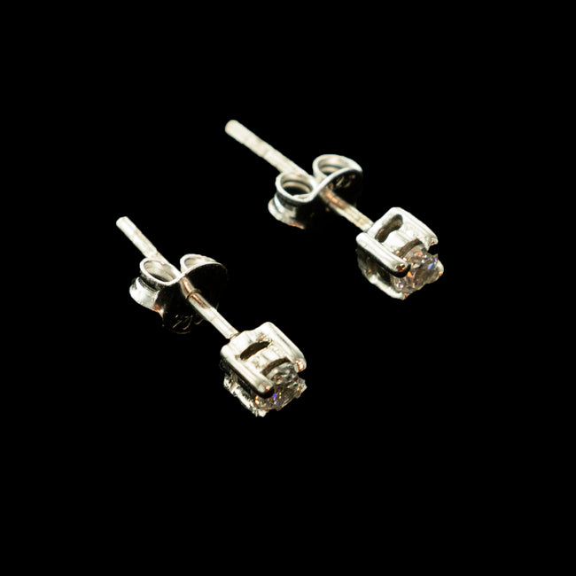 SS 3mm CZ Studs