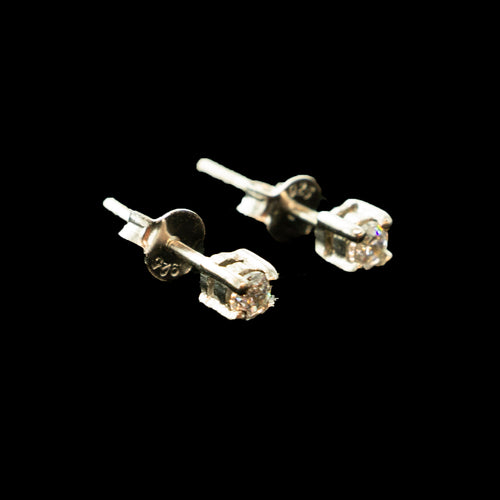 SS 3mm CZ Studs