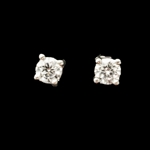 SS 4mm CZ Studs