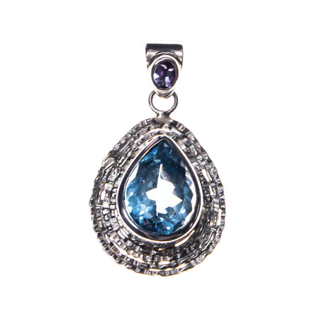 SS Amber Moon and Star Dangle Earrings