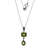 Sterling Silver Peridot Necklace