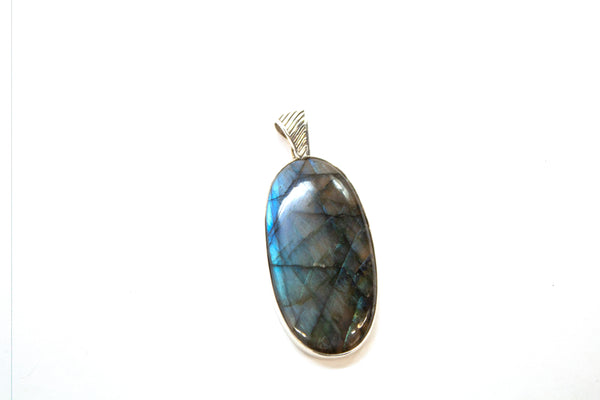 SS Labradorite Pendant