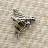 SS Amber Bee Pin